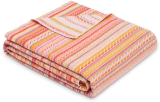 Wohndecke Wohndecke Dundee GOTS, IBENA, mit Streifenmix