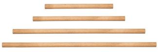 Natural Goods Berlin Kleiderstange GARD Rundstab (1 St), Massivholz aus Eiche, Garderobenstange, unbehandelt, 80cm x 3cm