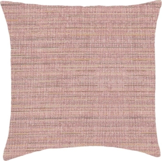 matches21 HOME & HOBBY Kissenbezüge Kissen-Bezug mit Reißverschluss meliert rosa rosé 40x40 cm, (1 Stück), Wohnzimmer Kissen-Hülle als Deko-Kissen Zier-Kissen Sofa-Kissen