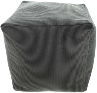 Sitzpouf Feincord Pouf Bodenkissen Sitzhocker Hocker Fußhocker Schemel