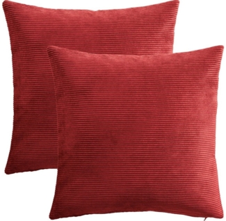 Erwin Müller Kissenbezug Kissenhülle "Glasgow" 2er-Pack, (2 Stück), Uni