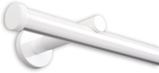 Deco-Raum® Gardinenschiene Innenlauf Weiß Modern | Länge: 410cm | Material: Aluminium | Farbe: Weiß