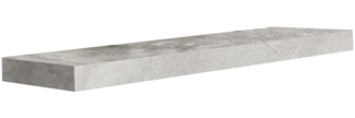 Wandregal Sheffield 60 / Shelvy 60 , Holzwerkstoff , Grau , 60 x 4 x 24 cm