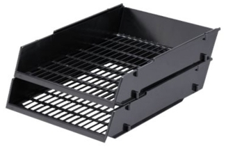 DURABLE ECONOMY Briefablageschale Blauer Engel anthrazit