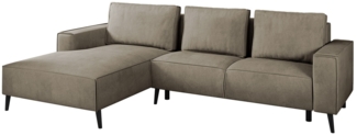 Ecksofa Mostero (Farbe: Zetta 293, Seite: Links LC-2R)