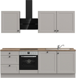 nobilia® Küchenzeile "Cascada II", vormontiert, Breite 240 cm, Ausrichtung wählbar, wahlw. mit E-Geräten