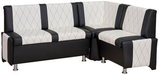 Rodnik Eckbank Polin, mit Stauraum, aus Kunstleder oder Möbelstoff