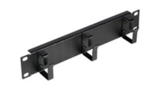 Equip 10 Kabelmanagement 3xMetallringe 1U schwarz