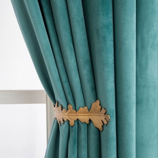 Jibenhome Schiebegardine 2er Samt Verdunkelungsvorhang Kräuselband,Dicken Thermovorhang Vorhang, Vorhänge Samt Blickdicht Gardinen Wohnzimmer Weihnachten