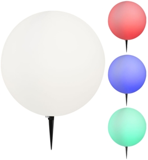 RGB LED Kugelleuchte, weiß, App-/Sprachsteuerung D 40 cm