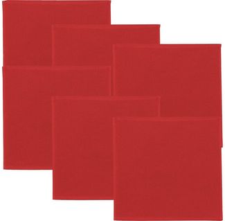 Erwin Müller Geschirrtuch Spültuch 6er-Pack, Baumwolle Uni