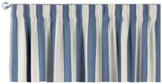 Dekoria Vorhang mit Kräuselband 130x40 cm, Quadro