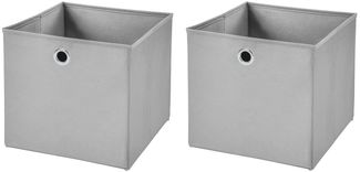 StickandShine Faltbox 2er SET 28 x 28 x 28 cm ohne Deckel – perfekt für KALLAX - 19 Farben