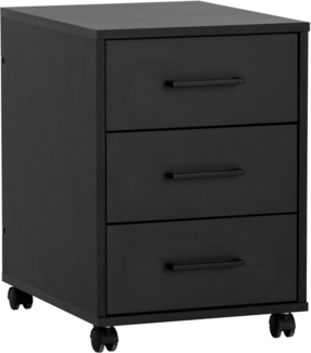 Schildmeyer Rollcontainer Ruby, Breite 40 cm, Mit Stifteinsatz, Metallbeschläge, feststellbare Möbelrollen