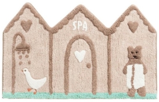 Next Badematte Bertie Woodland Spa Badematte aus 100 % Baumwolle, Höhe 80 mm, Baumwolle