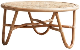 Tikamoon Couchtisch Couchtisch aus Rattanstäben 80 Lina