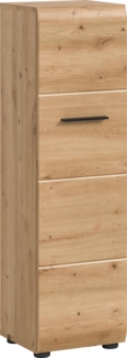 Stauraumtype (B/H/T: 30x106x30 cm) in Artisan Oak Nachbildung und Artisan Oak Nachbildung
