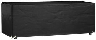 Gartenmöbel-Schutzhülle 8 Ösen 192x82x65 cm Rechteckig