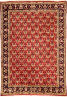 Morgenland Perserteppich - Täbriz - Royal - 300x200 cm - dunkelrot