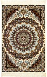 Morgenland Orientteppich - Saman - rechteckig - 150x100 - Beige