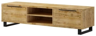 Lowboard "Halle" TV-Unterschrank 180cm wotan eiche