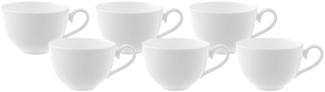 Villeroy & Boch Royal Kaffee- Obertasse weiß 200 ml 6er Set - DS