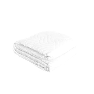 Elegante einfarbige Tagesdecken, Sofaüberwurf 240x220 cm aus 100% Polyester Weiß