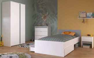 Parisot Kinderzimmer und Jugendzimmer Pirouette in weiß Set 4-tlg.