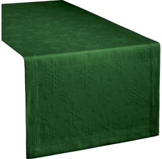 REDBEST Tischdecke Tischläufer "Snowflake", bügelleicht Uni