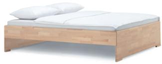 Dico Wildeiche Massivholz Bettrahmen Expanse ohne Kopfteil 329.00, keilgezinkt Größe: 180x210 cm