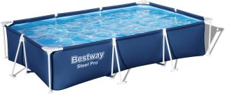 Deluxe Steel Pro Frame Pool 300X201X66 Bestway 3In1 + Pumpe + Filter