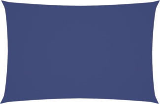 vidaXL Sonnensegel Oxford-Gewebe Rechteckig 2x4 m Blau 135532