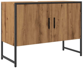 vidaXL Waschbeckenunterschrank Artisan-Eiche 80x33x60 cm Holzwerkstoff 857705