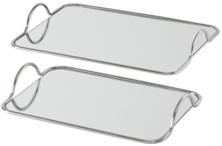 BOLTZE GRUPPE GmbH Dekotablett Boltze Dekotablett Magellan 2-teiliges Set 2052916 (2 St)