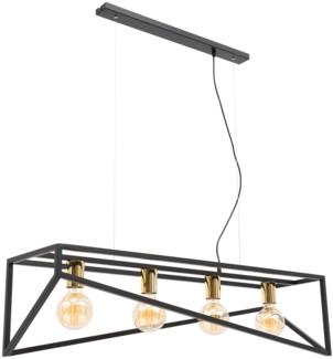 Eltap Eluvies, 100x125x25cm hängend 4 schwarz/golden