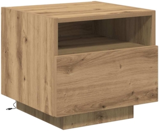 vidaXL Nachttisch Artisan-Eiche 40 x 39 x 37 cm Holzwerkstoff 863068