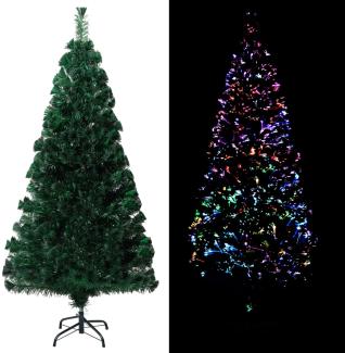 vidaXL Künstlicher Weihnachtsbaum mit Ständer Grün 120 cm Glasfaser 321026