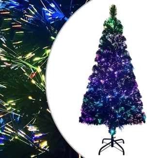 vidaXL Künstlicher Weihnachtsbaum mit Ständer Grün 120 cm Glasfaser 321026