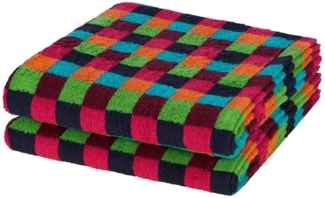 Cawö Lifestyle 2 tlg. Frottier-Set - 2 X Duschtuch (70 X 140cm) - 512 g/m2 - Mehrfarbig