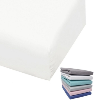 JACK Spannbettlaken JACK by Bierbaum Biber Spannbettlaken Baumwolle 150x200cm viele Farben, Biber, Gummizug: Rundumgummizug, (1 Stück), große Auswahl, Rundgummi