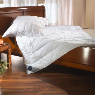 Billerbeck Faserdecke Exclusiv 123 Belair Duo plus extra warm, Füllung: 100% AIRTEC-Faser|140x220 cm