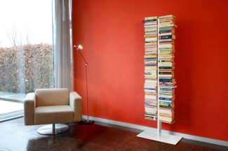 Radius Booksbaum Regal weiss mit Stand gross - 717 b