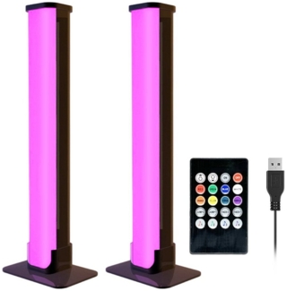 Rosnek LED Stripe RGB, dimmbar, mit Fernbedienung, für Spielzimmer Bücherregal, TV Stand Deko