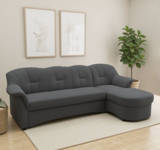 DOMO collection Ecksofa Flores Schlafsofa, B/T/H: 233/142/86 cm, L-Form, wahlweise mit Bettfunktion, wahlweise mit Federkern, auch in Leder