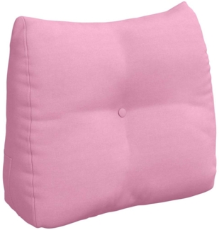vidaXL Rücken Kissen Rosa 60 x 24 x 50 cm Stoff 42014398