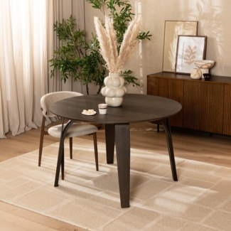 Bronx71 Esstisch Bowie rund Nussbaum Ø 120 cm