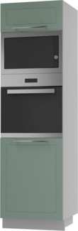 Backofenschrank Kvantum Q-D14/RU/60/207 mit Klappe 60cm Korpus- & Frontfarbe wählbar
