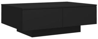 vidaXL Couchtisch Schwarz 90x60x31 cm Holzwerkstoff 804176