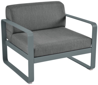 Bellevie Lounge-Sessel Outdoor 26 Gewittergrau A3 Graphitgrau