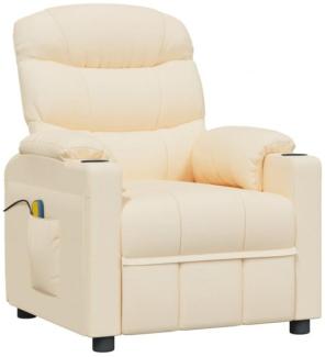 Massagesessel Elektrisch Creme Stoff [3143512]